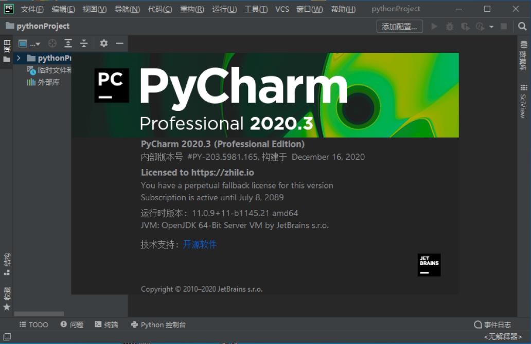 PyCharm2020.3.1 PyCharm2020.3.1专业版