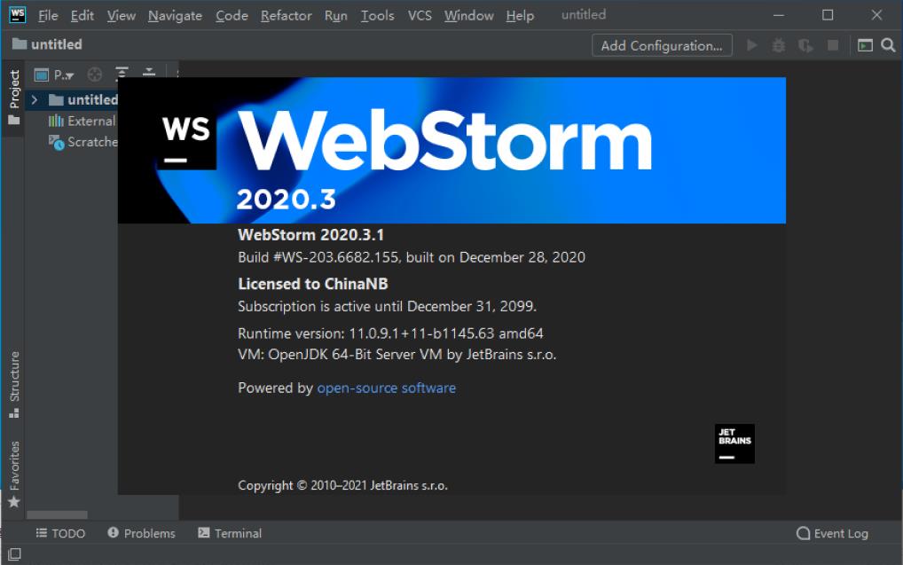 WebStorm2020.3.3 WebStorm2020.2最新破解版